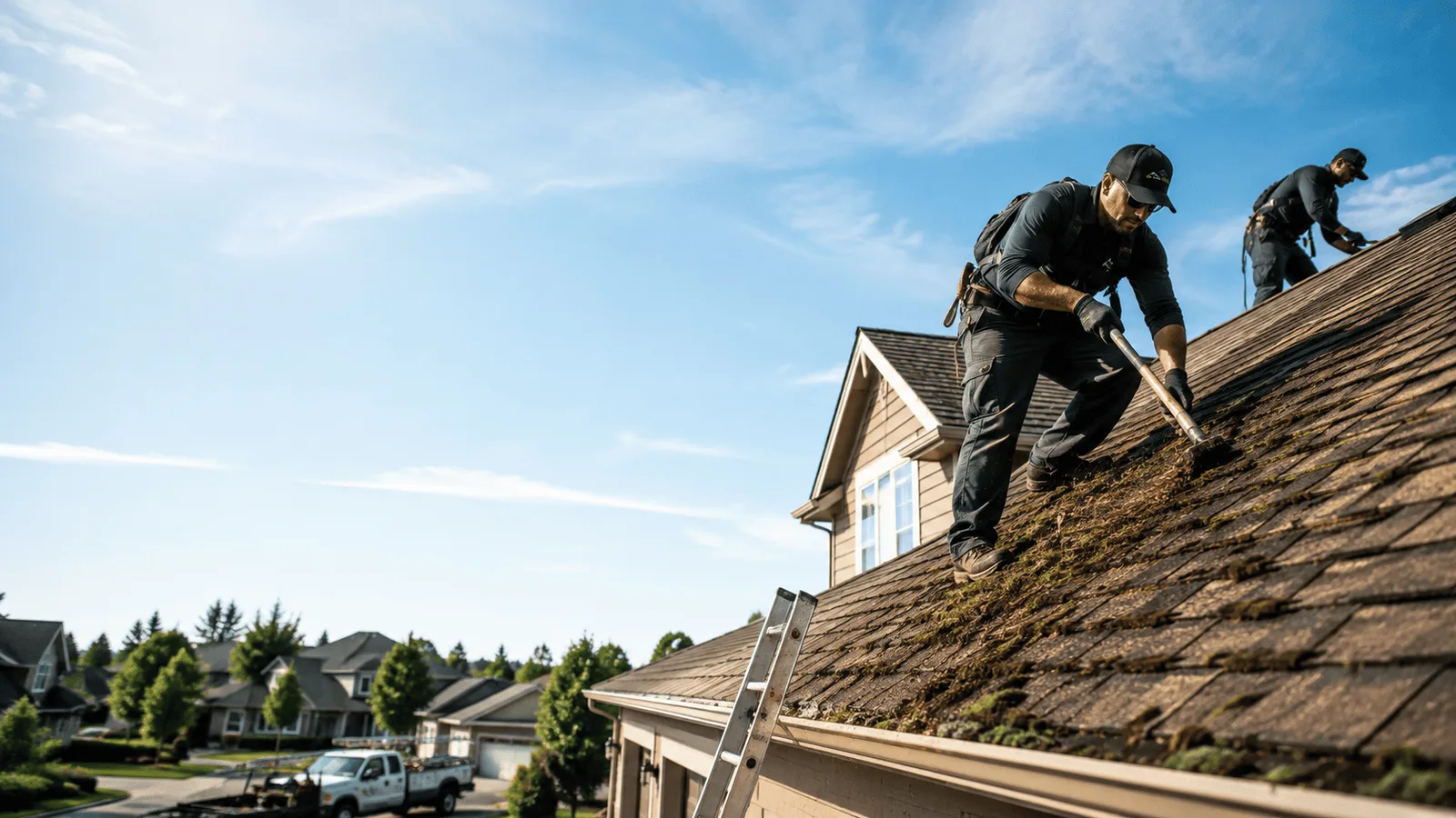 Roof Moss Removal in Stow, MA near me